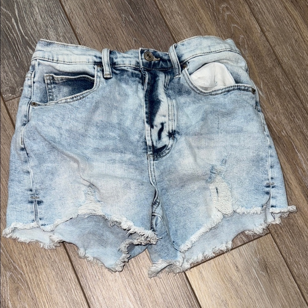Regeneration beech style Jean shorts